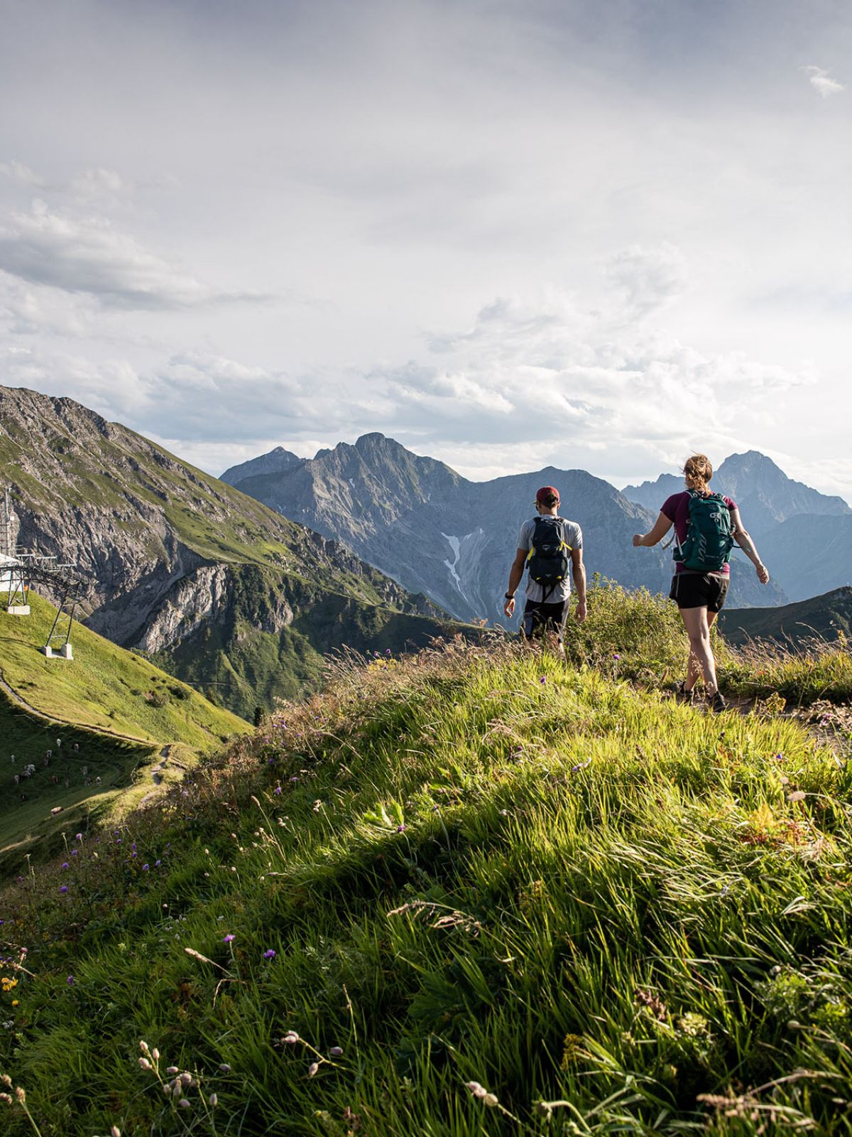 Über 150 km Wanderwege auf drei Höhenlagen bietet das Kleinwalsertal