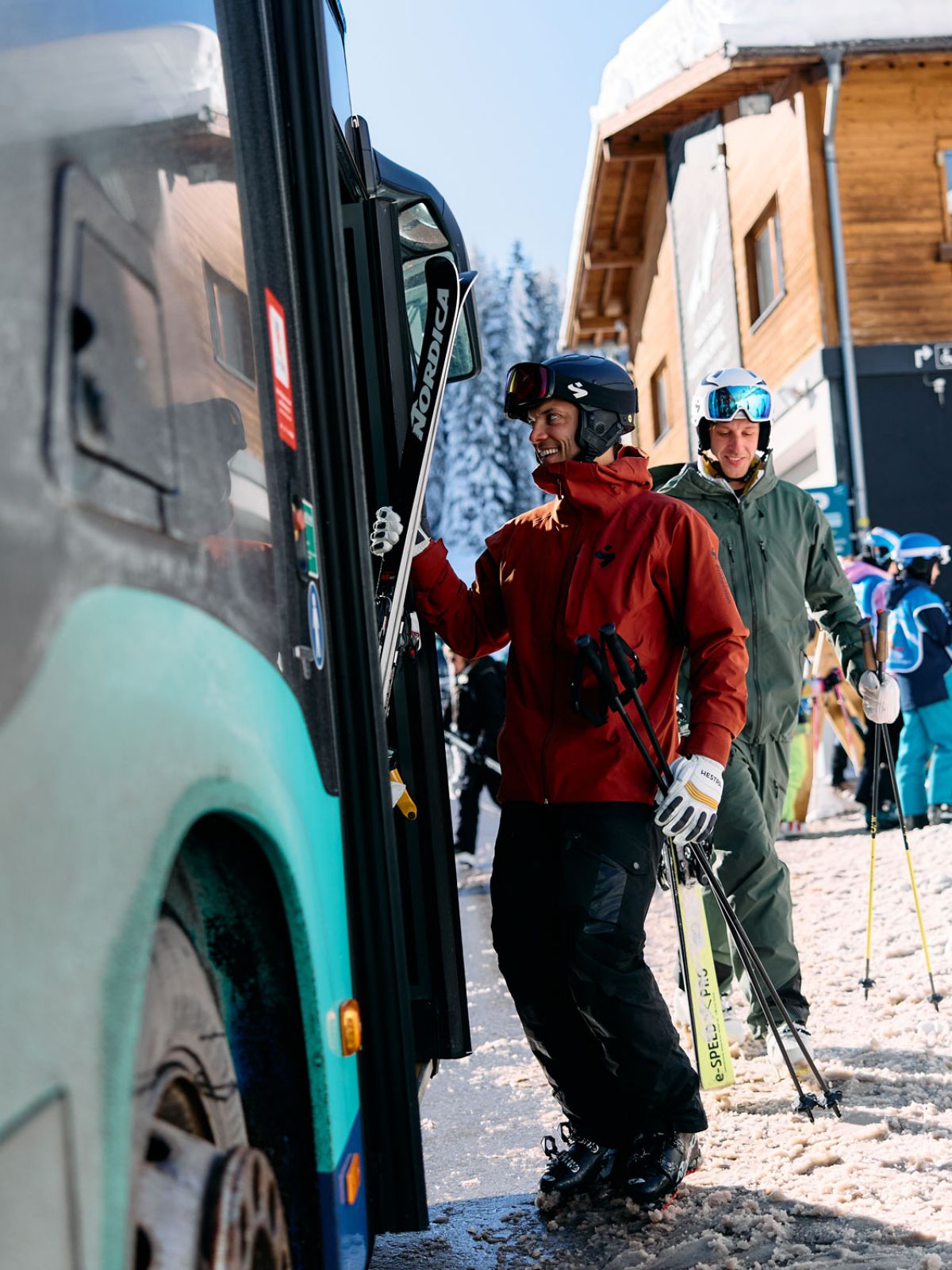 Kostenlos mit dem Walserbus im Kleinwalsertal auch im Winter unterwegs